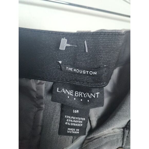 NWT Lane Bryant "The Houston" Grey Straight Leg Dress/Trouser Pants size 16R - Picture 6 of 9